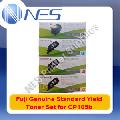 FUJI XEROX Genuine CT201591 BLACK+CT202131-CT202133 C/M/Y x4 Standard Yield Toner Set for CP105b/CP205b/CP205W/CM205fw